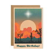 Happy Birthday Sunset Card