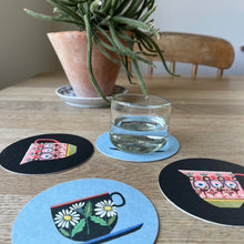 Load image into Gallery viewer, Board Coasters - Double sided (Cup &amp; Jug), Set of 4
