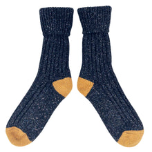 Load image into Gallery viewer, Unisex Recycled Silk Blend Ribbed Socks
