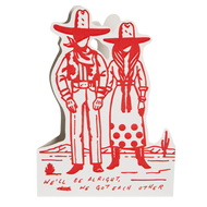 We'll Be Alright - Letterpress Cut-out Cards