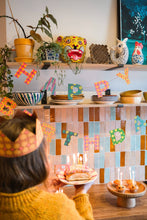 Load image into Gallery viewer, Bright Happy Birthday Sewn Garland
