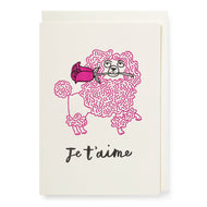 Je T'aime | Letterpress Cards | Small Cards