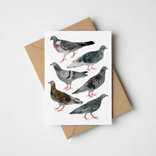 Load image into Gallery viewer, Pigeons Greeting Card
