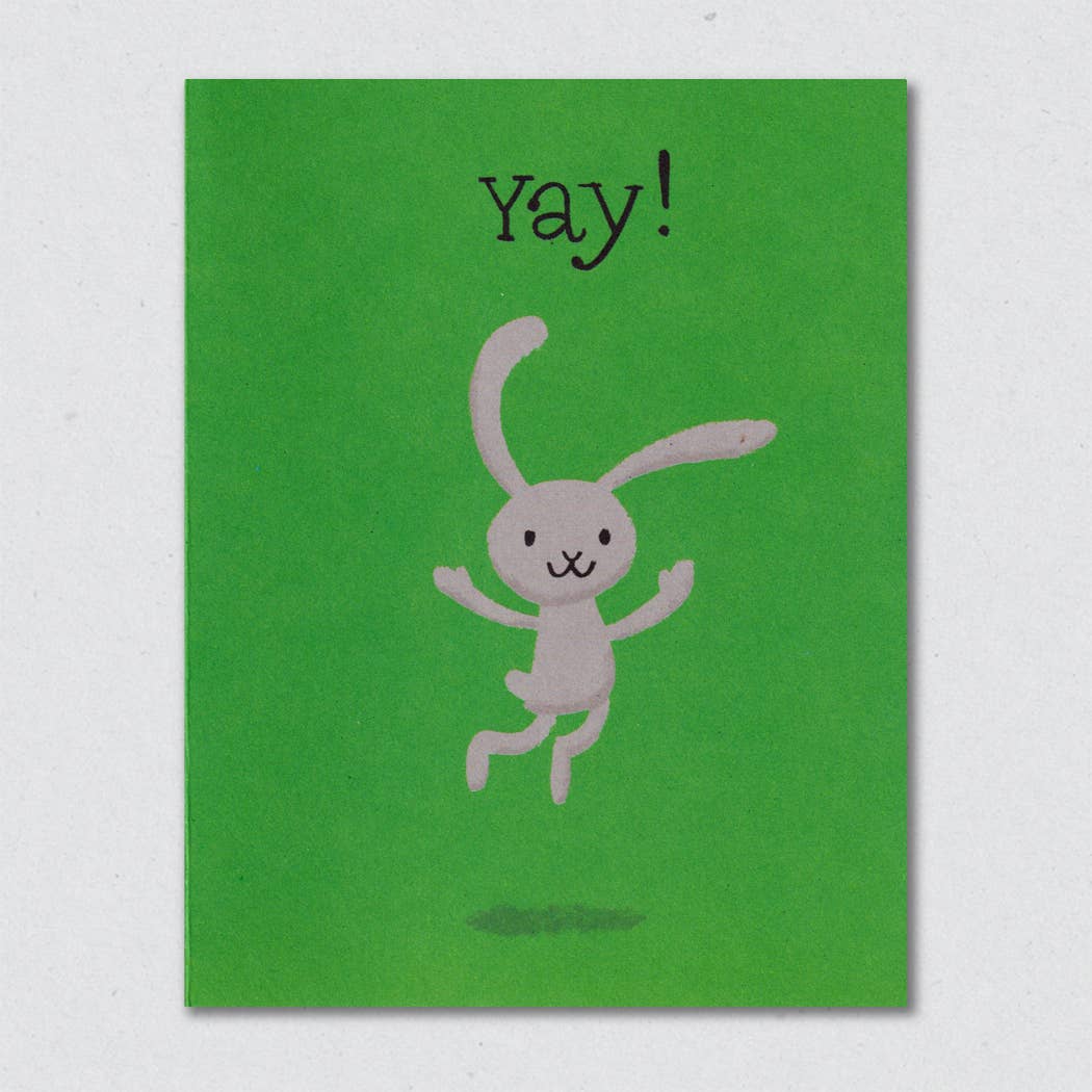 Bunny Hop Greeting Card