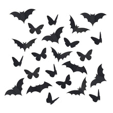 Load image into Gallery viewer, 3D Bats &amp; Butterfly Decoration - Pack of 24
