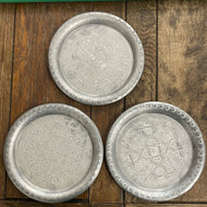 Aluminium Plates - Hand Embossed
Small (16cm)