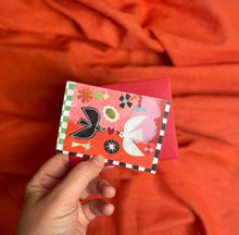 Load image into Gallery viewer, Birdsong Mini Greeting Card
