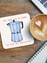 Load image into Gallery viewer, David Shrigley Coaster - One More Pot of Coffee
