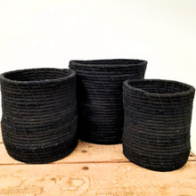 Load image into Gallery viewer, Recycled Cotton Baskets - Black
