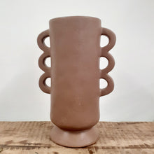 Load image into Gallery viewer, Stoneware vase with handles
