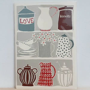 Large Love Biscuits Card - Cambridge Imprint