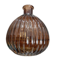 Glass Vase Chestnut xl- Round
