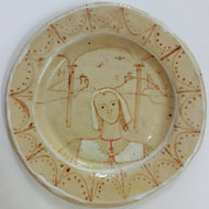 Sarah Odedina “The Red Necklace” Plate