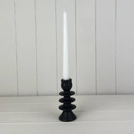 Black Ceramic Candle Holders