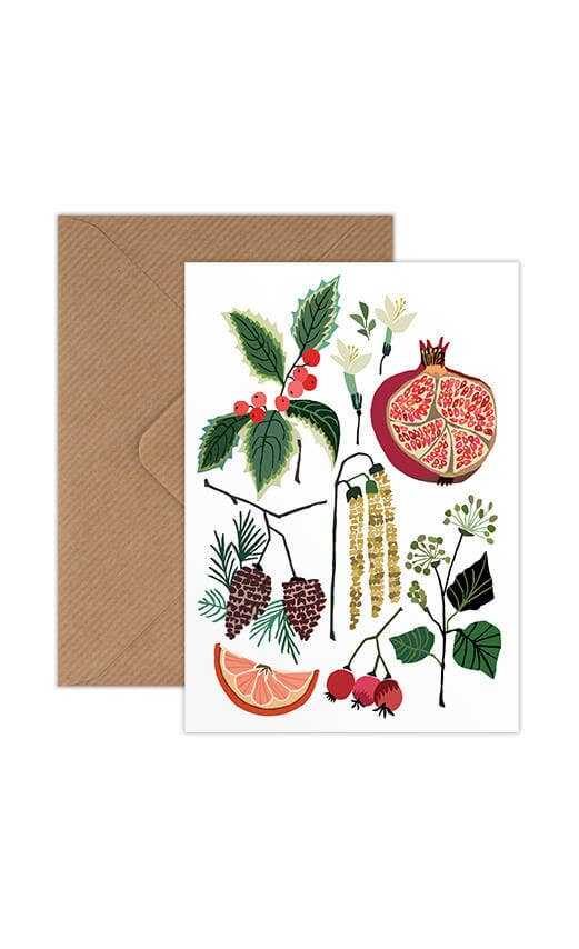 December Study Greetings Card