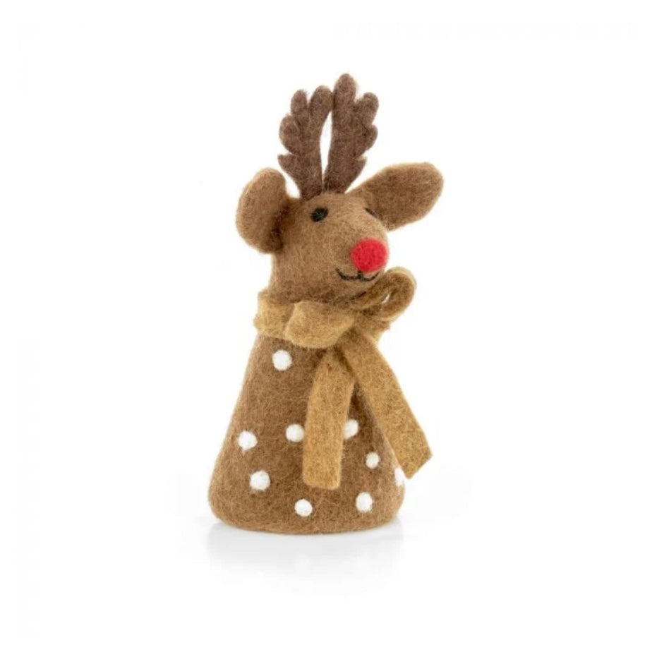 Rudolph Tree Topper - Felt Christmas Decorations