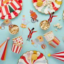 Load image into Gallery viewer, Circus Food Picks &amp; Food Cup Set - Pack of 12
