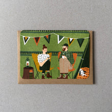 Load image into Gallery viewer, Green Tent Card
