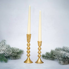 Load image into Gallery viewer, Gold Metal Candlestick Holder
