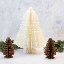 Load image into Gallery viewer, Starry Paper Freestanding White Christmas Tree - 40cm
