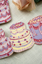 Load image into Gallery viewer, Birthday Cake Concertina Greeting Card
