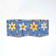Patchwork Daffodil Concertina Card