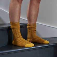 Load image into Gallery viewer, Unisex Recycled Silk Blend Ribbed Socks
