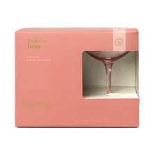 Load image into Gallery viewer, Coupe Glass - Set of 2 Blush
