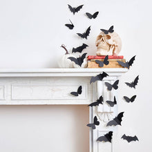 Load image into Gallery viewer, 3D Bats &amp; Butterfly Decoration - Pack of 24

