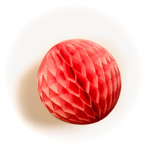 Paper Ball Decoration - Red