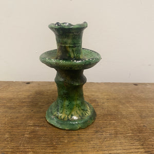 Green Tamagroute Candlestick