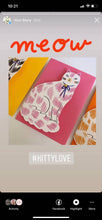 Load image into Gallery viewer, Sitting Kitty Shaped Greeting Card
