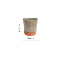 Load image into Gallery viewer, Adeline Beaded Edge Planter H13.5cm D14cm
