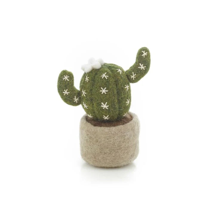 Felt Decorations - Miniature Plants - Barrel Cactus