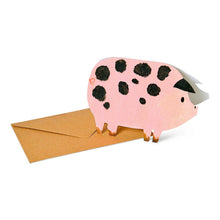 Load image into Gallery viewer, Spotty Pig Card
