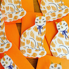 Load image into Gallery viewer, Sitting Kitty Shaped Greeting Card
