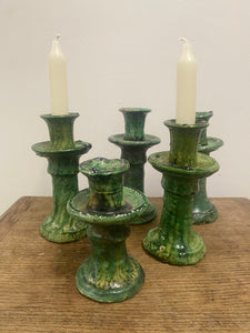 Green Tamagroute Candlestick