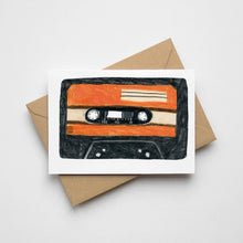 Load image into Gallery viewer, Mini Cassette Tape Card - A7
