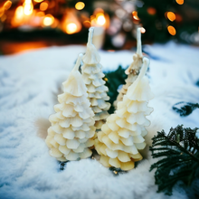 Load image into Gallery viewer, Christmas Tree Beeswax Candle
