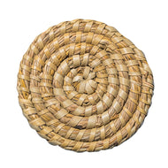 Handmade Palm Leaf Coaster - 10cm