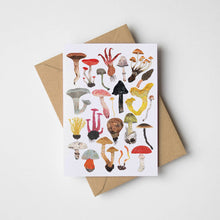 Load image into Gallery viewer, Mushrooms Greeting Card
