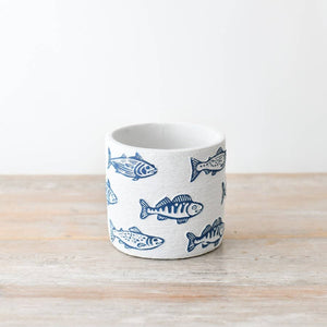 Fish Pattern Pot, 11cm