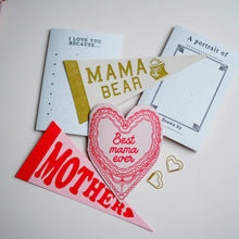 Load image into Gallery viewer, Mama Bear Pennant Mothers Day Card
