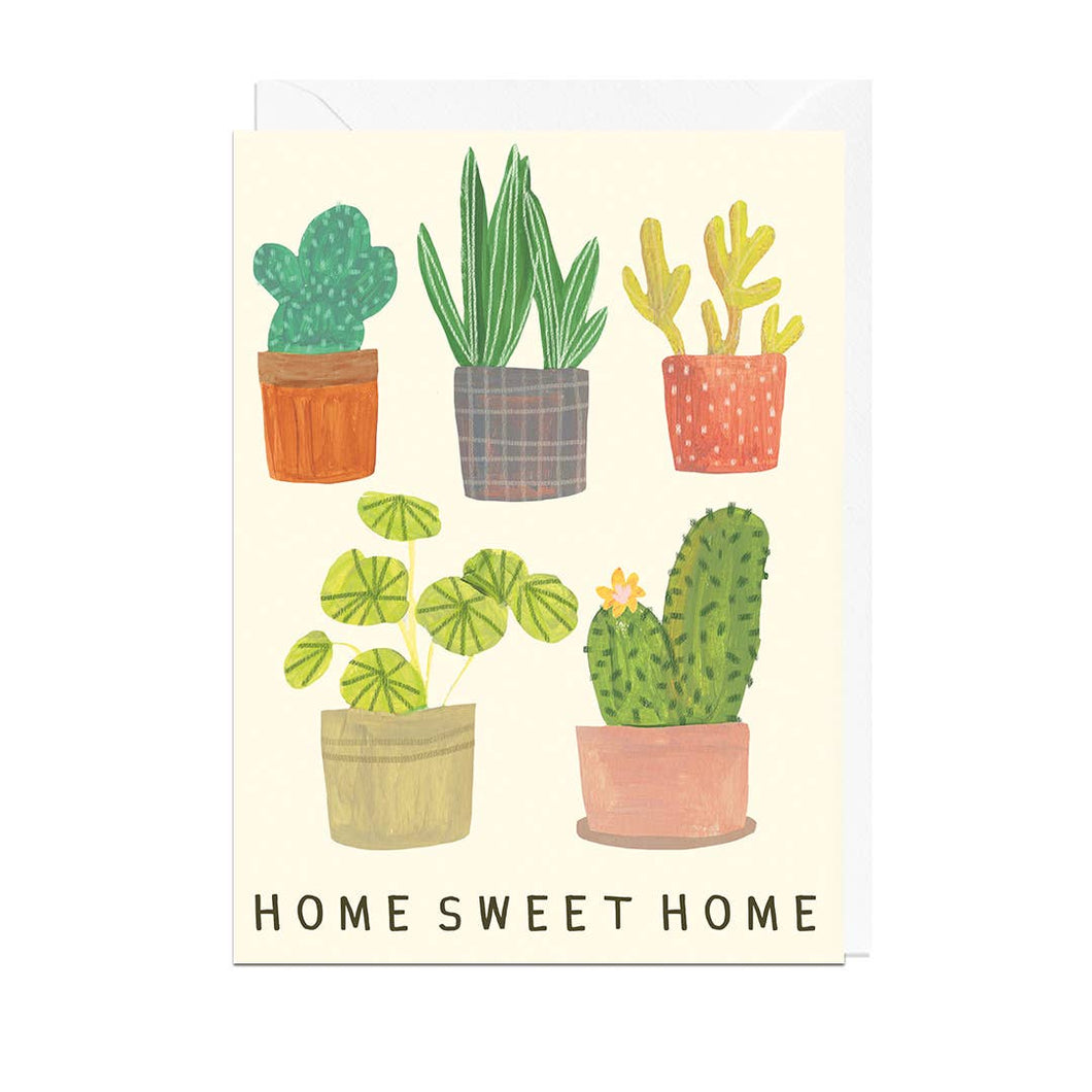 Home Sweet Home - Plants Card