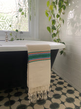 Load image into Gallery viewer, Fouta Towel, Handwoven Thick Cotton, With Stripes
