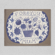 Mum Plate Mother's Day Card