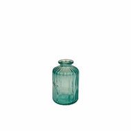 Green/Blue Greenhouse Glass Bottle