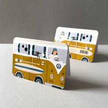 Load image into Gallery viewer, Yellow Campervan Card
