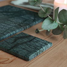 Load image into Gallery viewer, Square Marble Coaster - 10cm - Green
