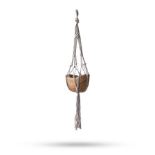 Load image into Gallery viewer, Macrame Small Pot Holder - Beige - 75cm
